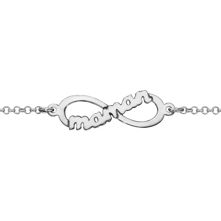 Infinity Armband – Silver | Azulin view 2