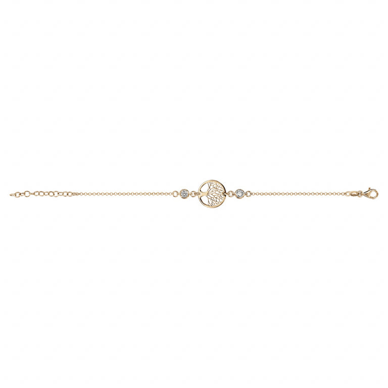 Rondelle-armband – zilver verguld met fijn goud | Azulin-weergave 2