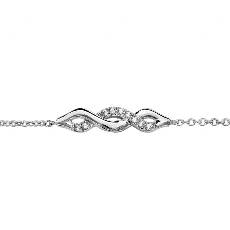 Twisted Armband – Silver | Azulin view 2