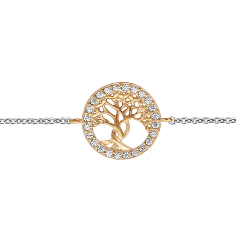 Circle Bracelet – Silver Gilded with Fine Gold | Azuline