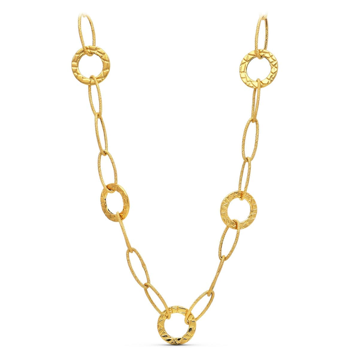 18K Yellow Gold Link Necklace