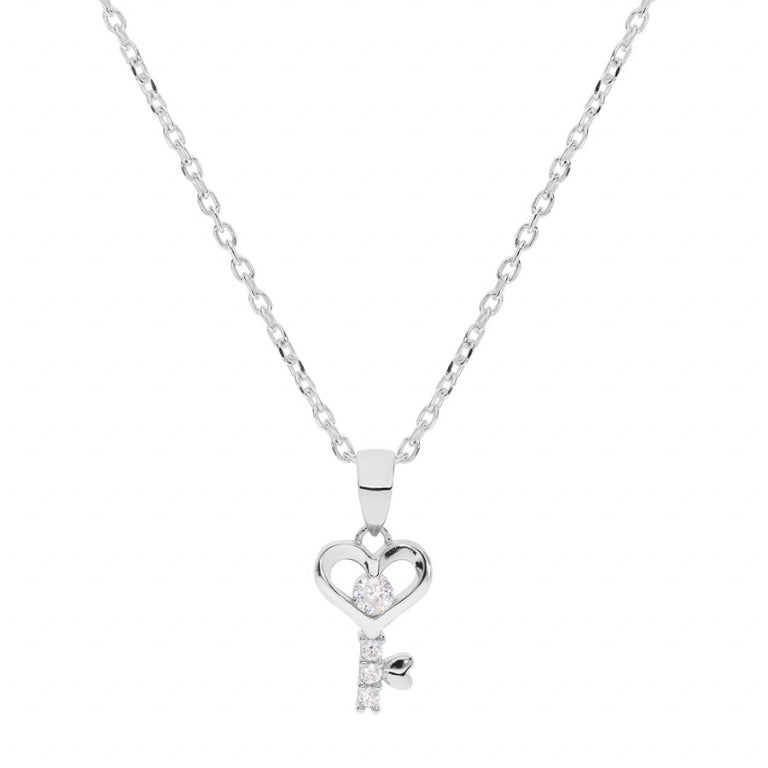Collar Corazón – Plata | Azuline