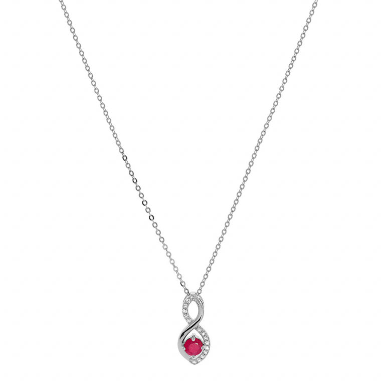 Infinity ketting – zilver | Azulin-weergave 2