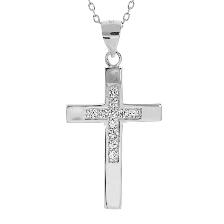 Collar Cruz – Plata | Azuline