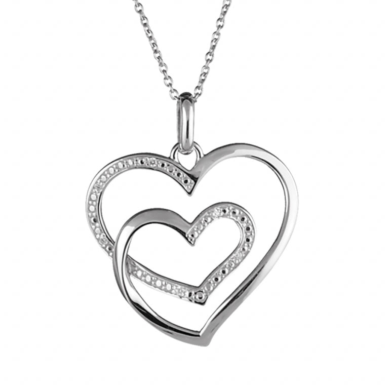 Collar Corazón – Plata | Azuline