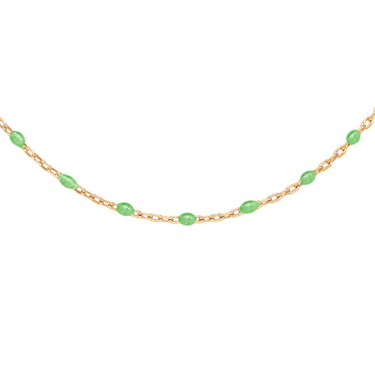 Collar Olivos – Plata Dorada con Oro Fino | Azuline