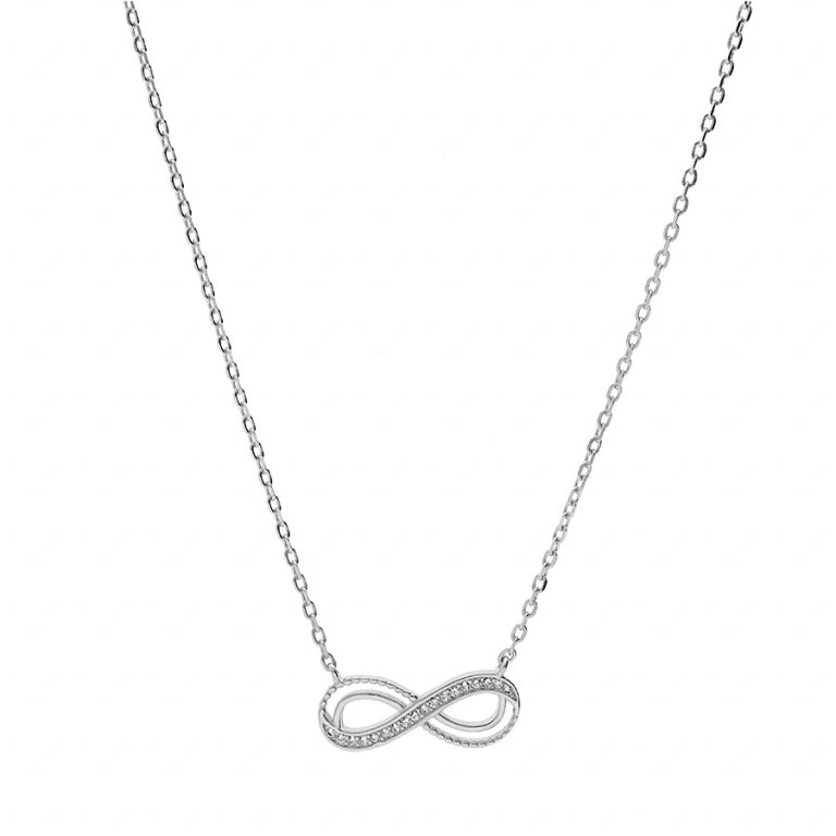 Collier Infini – Argent | Azuline vue 2