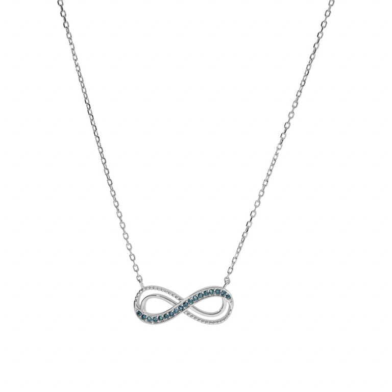 Infinity ketting – zilver | Azulin-weergave 2
