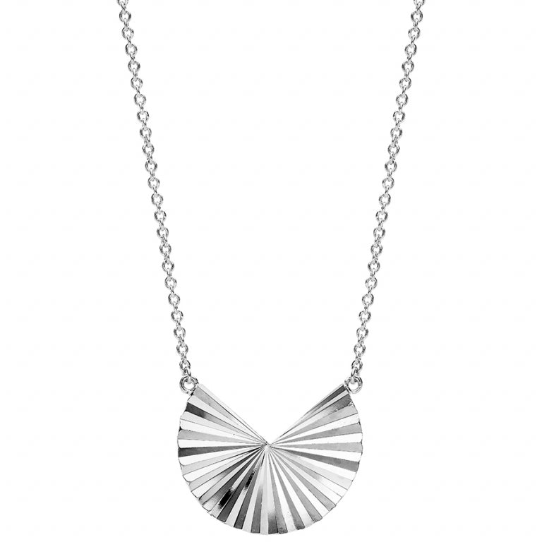 Diamond Geometric Shape Halsband – Silver | Azulin view 2