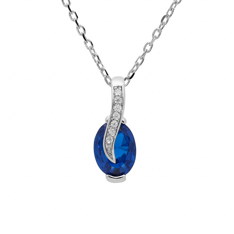 Oval Necklace – Silver | Azuline