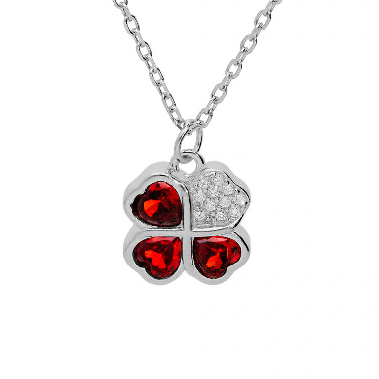 Heart Necklace – Silver | Azuline