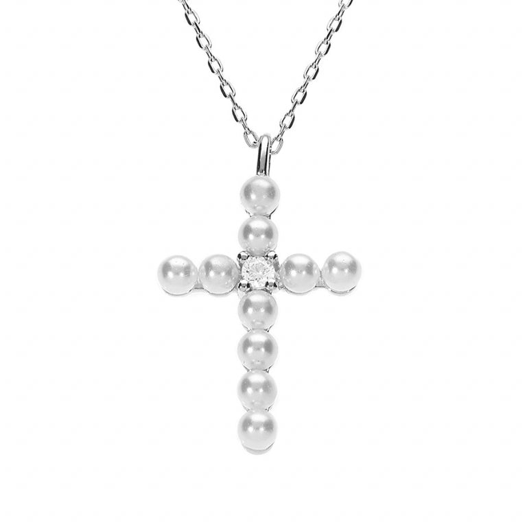 Colier cruce – Argint | Azulin