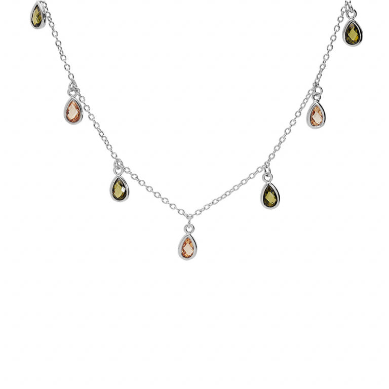 Colar Drop Tassel – Prata | Azuline ver 2