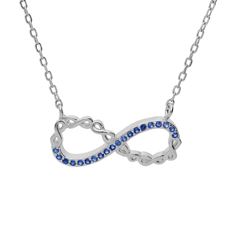 Infinity Halsband – Silver | Azulin