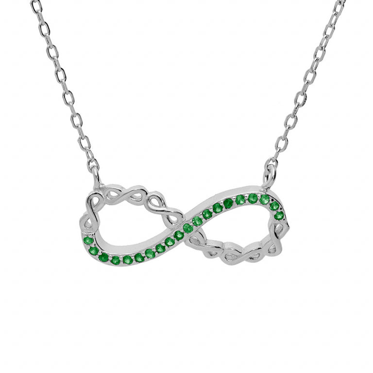 Infinity ketting – zilver | Azulin