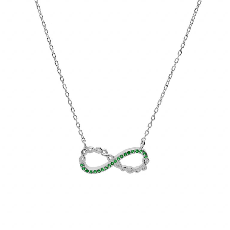 Infinity ketting – zilver | Azulin-weergave 2