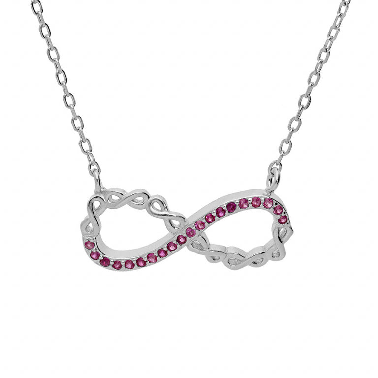Infinity Halsband – Silver | Azulin
