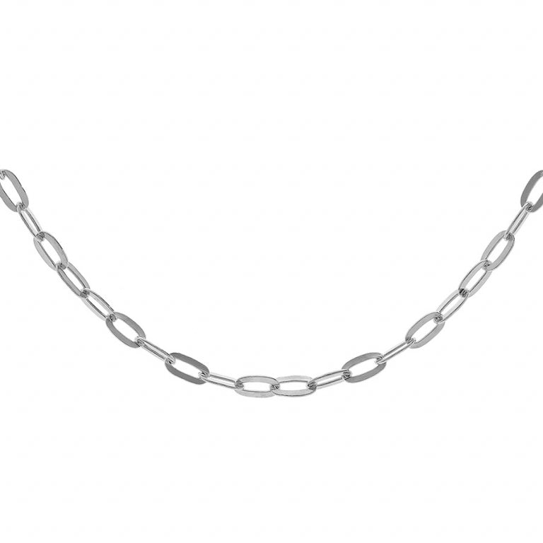 Collar de Malla Rectangular – Plata | Azuline