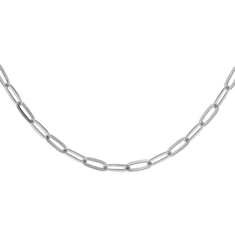 Collar de Malla Rectangular – Plata | Azuline