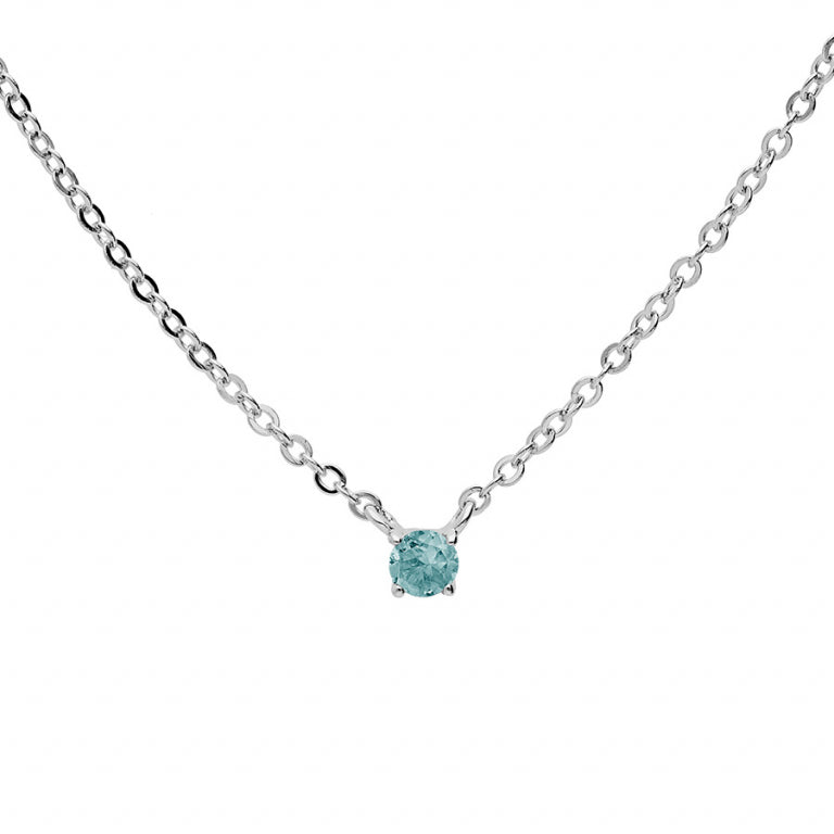 Stenhalsband – Silver | Azulin