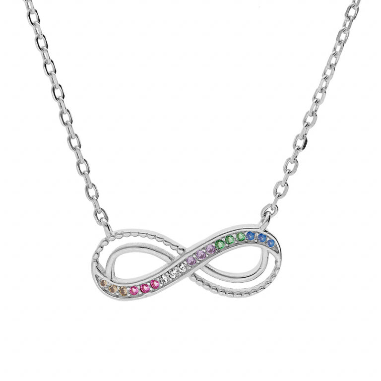 Infinity Halsband – Silver | Azulin