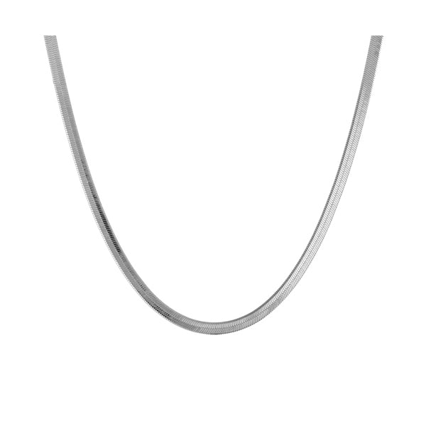 Mirror Mesh Necklace – Silver | Azuline