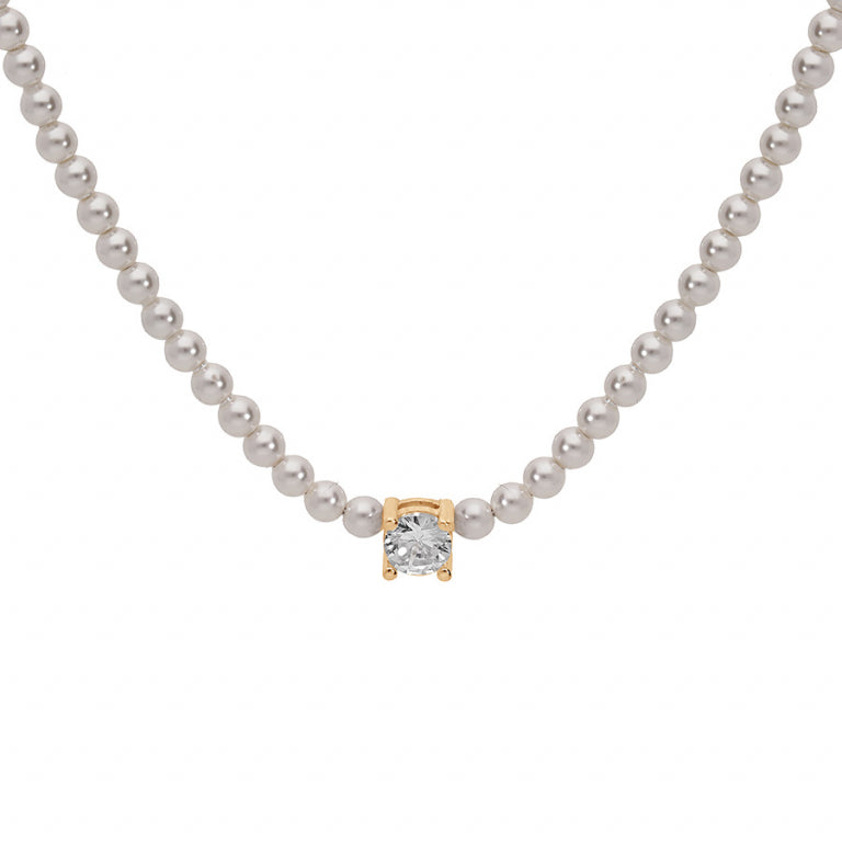 Collar de Perlas – Plata Dorada con Oro Fino | Azuline