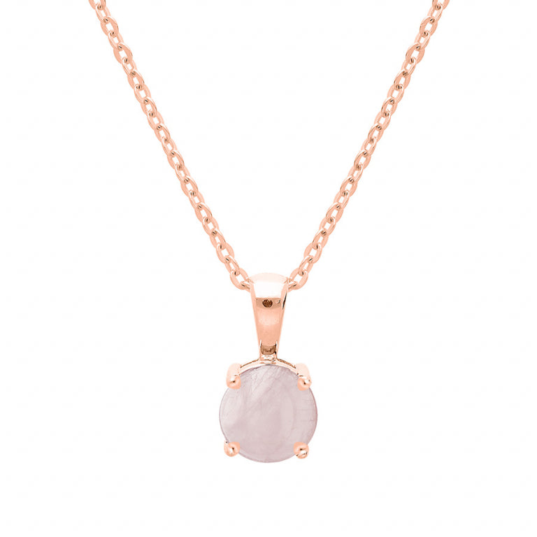 Stone Necklace – Silver Gilded with Fine Gold | Azuline