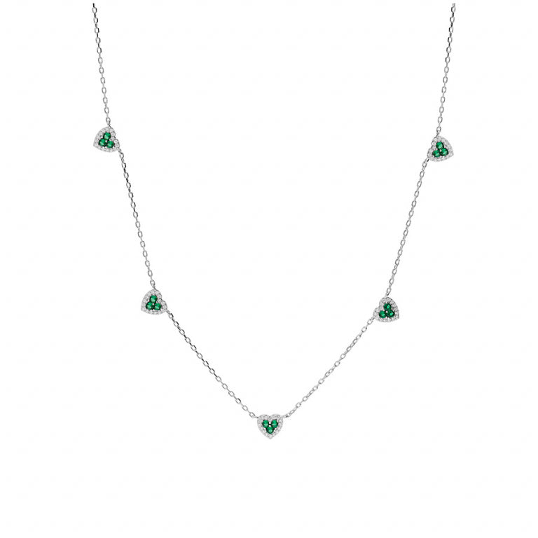 Collar Corazón – Plata | Azuline ver 2