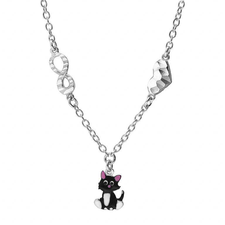Collier Infini – Argent | Azuline vue 2