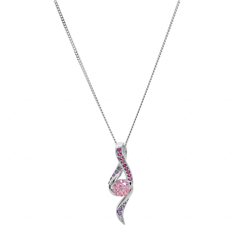 Κολιέ Rail – Ασημένιο | Άποψη Azulin 2