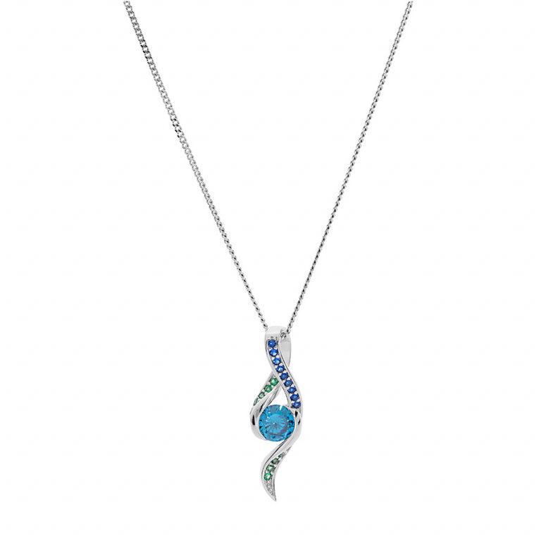 Collar Rieles – Plata | Azuline ver 2
