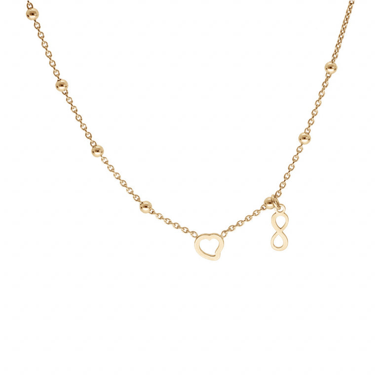 Collar de Borlas – Plata Dorada con Oro Fino | Azuline ver 2