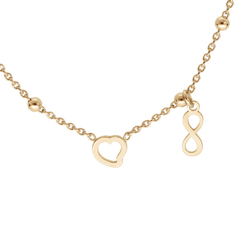 Collar de Borlas – Plata Dorada con Oro Fino | Azuline
