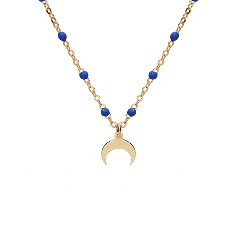 Collier Demi Lune – Argent Doré à l’Or Fin | Azuline
