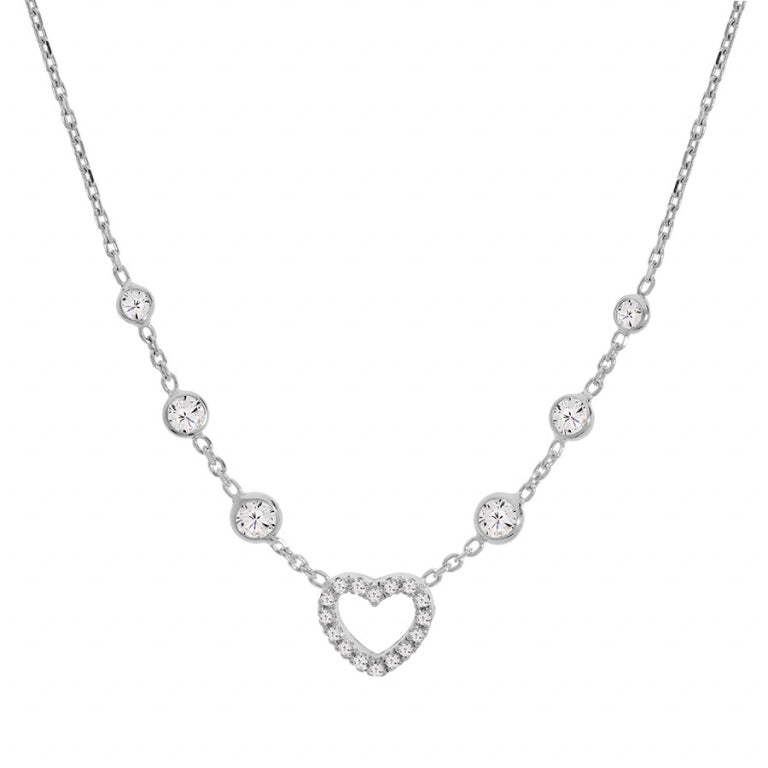 Hart ketting – Zilver | Azulin-weergave 2