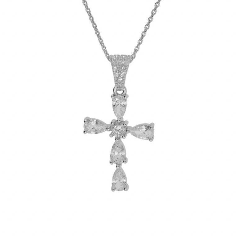 Colier cruce – Argint | Azulin