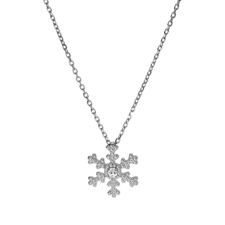Collar Copo de Nieve – Plata | Azuline ver 2