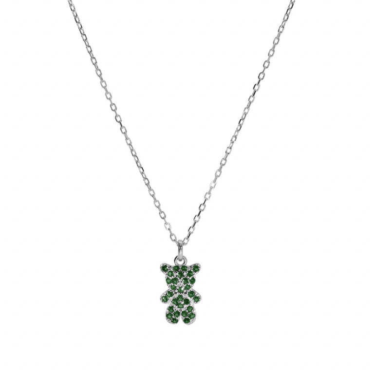 Collier Ourson – Argent | Azuline vue 2