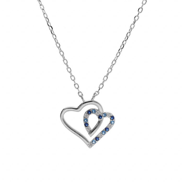 Hart ketting – Zilver | Azulin-weergave 2