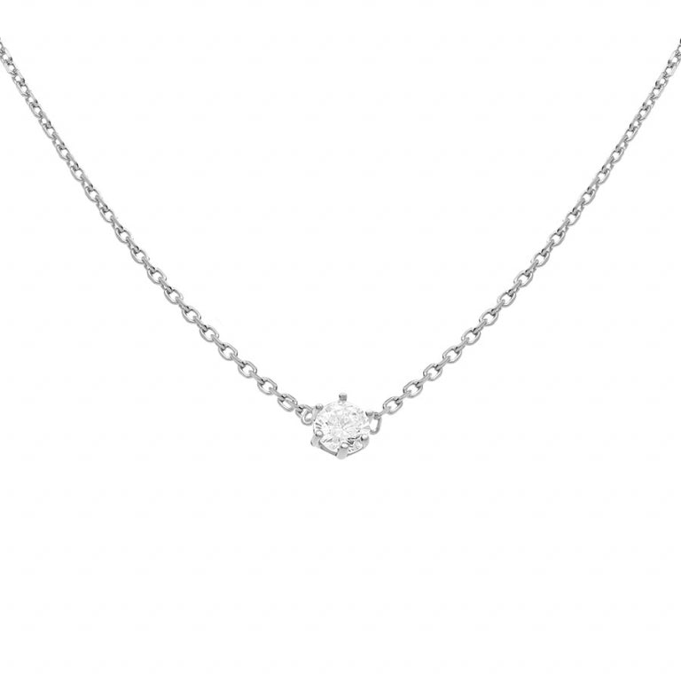 Colier Solitaire – Argint | Azulin