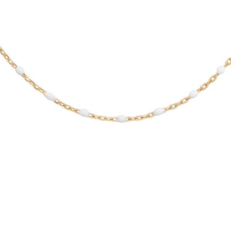 Oliver Halsband – Silver Förgylld med Finguld | Azulin