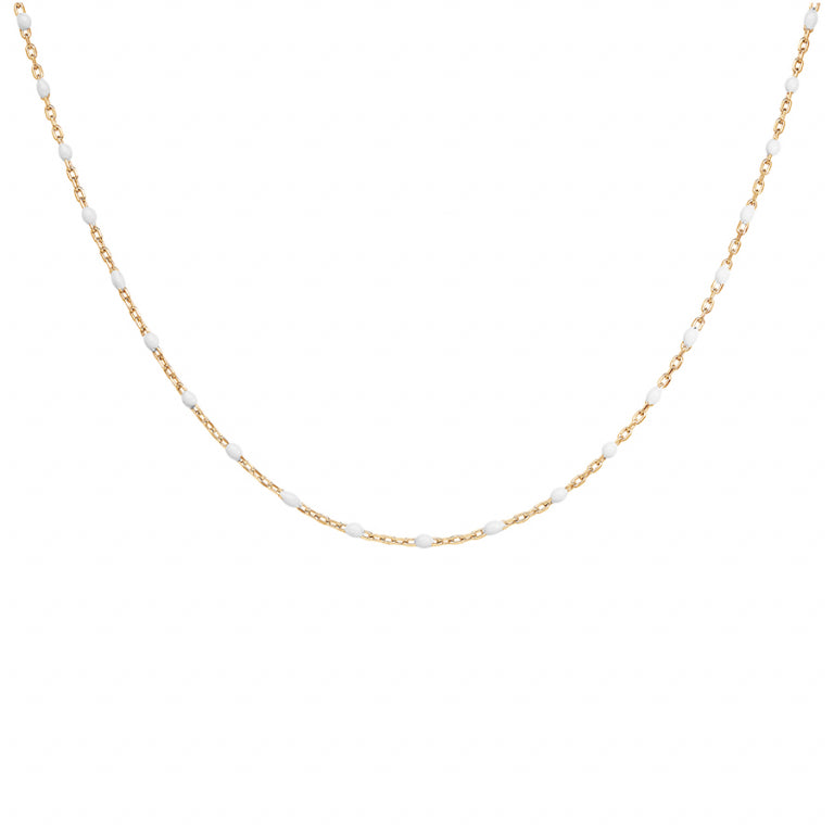 Oliver Halsband – Silver Förgylld med Finguld | Azulin view 2