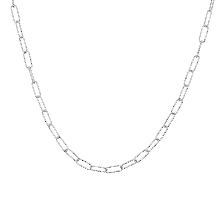 Diamanten halsketting – Zilver | Azulin-weergave 2