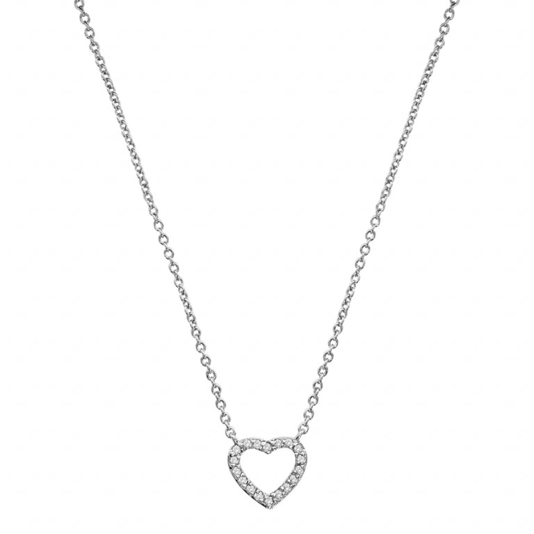 Hart ketting – Zilver | Azulin-weergave 2