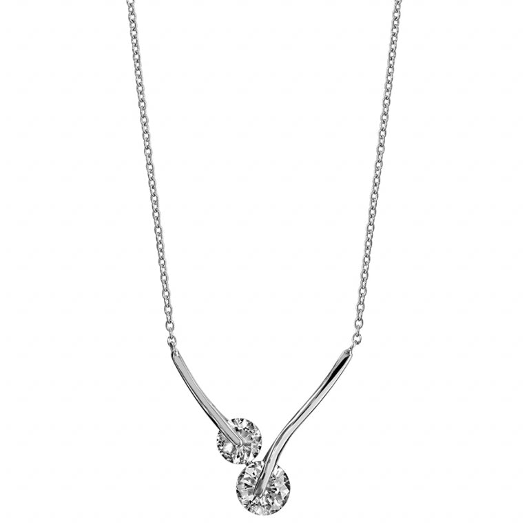 Pendant Necklace – Silver | Azuline view 2
