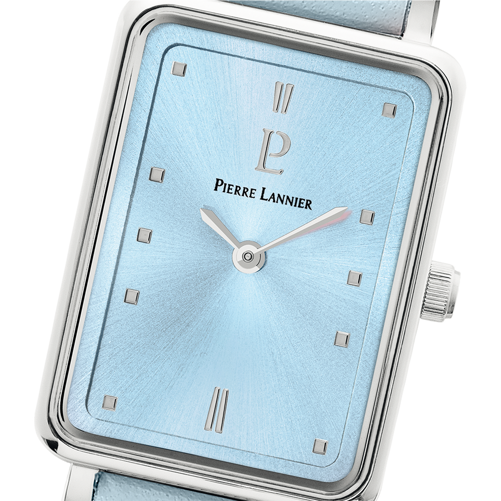 Montre femme Pierre Lannier ARIANE 049D666 – cadran bleu bracelet cuir bleu – vue 4