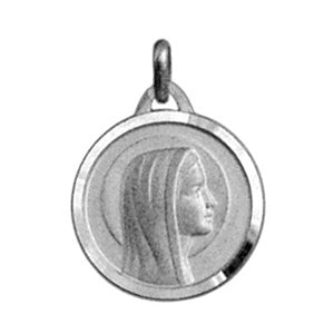 Médaille - Vierge - Argent - Pendentif