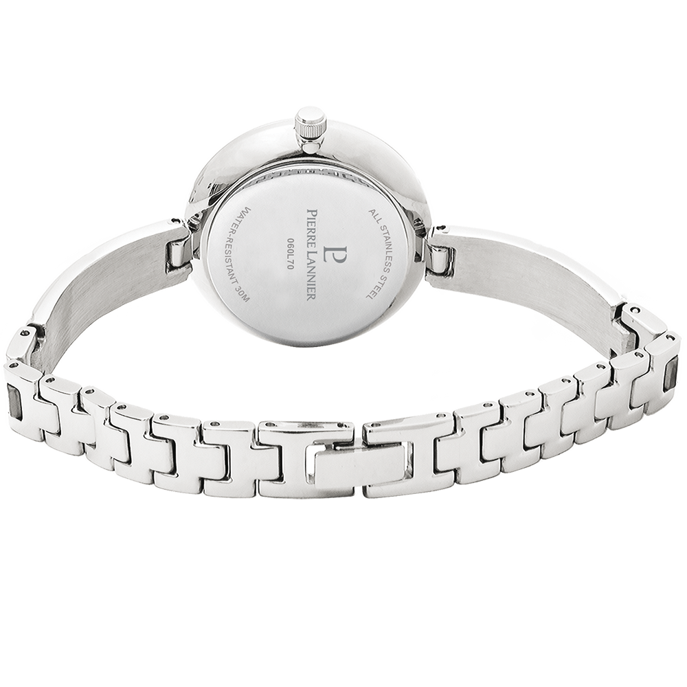 Montre femme Pierre Lannier LEIA 060L701 – cadran blanc bracelet acier argenté – vue 5