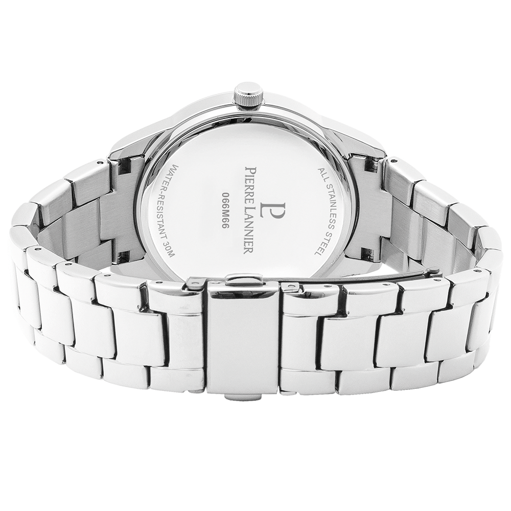Montre femme Pierre Lannier ROXANE 066M661 – cadran bleu bracelet acier argenté – vue 6